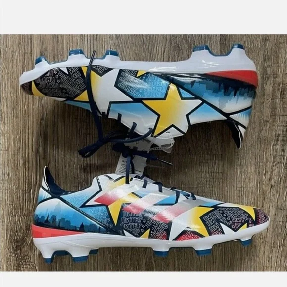 Adidas Gamemode Firm Ground Soccer Print Cleats Hybrid Touch 7.5 GZ1103 - Picture 2 of 5